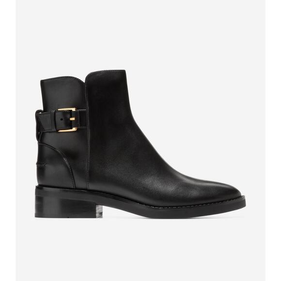 Cole Haan Hampshire Buckle Bootie Leather Women’s Size 8B